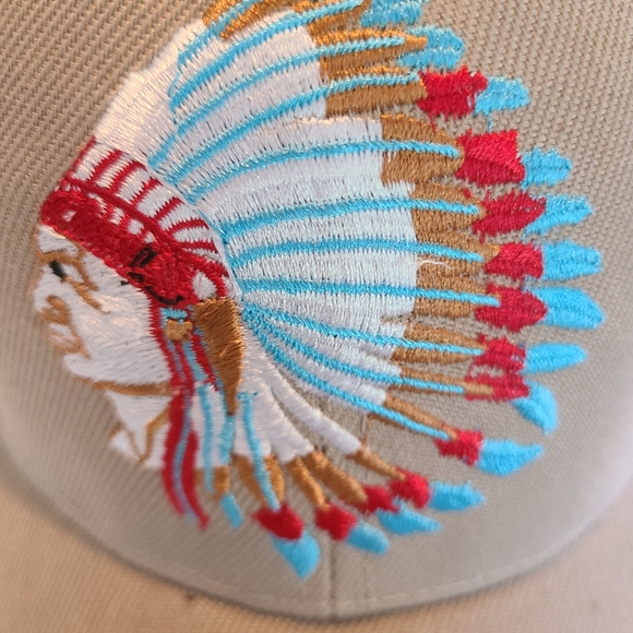 Native Pride Indian Chief Embroidered Baseball Hat Cap New Unisex - Picture 3 of 4